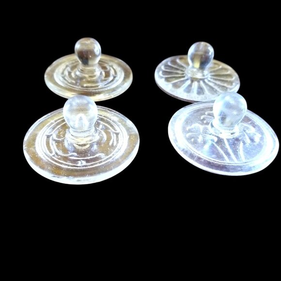 Cookie Molds Set 4 The Added Touch Glass Glass Cookie Molds Vintage Original Box - Picture 3 of 5